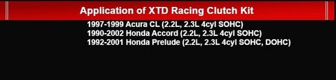 XTD Stage 2 Clutch Kit Compatible With 1990-2002 Honda Accord/ 1992-2001 Honda Prelude / 1997-1999 Acura CL 2.2L 2.3L H22 H23 F22 F23 in Saudi Arabia