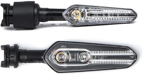 Turn Signal Light 350mm & 370mm Front Rear LED Turn Signal Light for Y&AMAHA for YZF-R7 2021 2022 2023 Motorcycle Indicators Lamp Accessories in Saudi Arabia