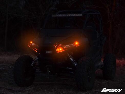 SuperATV Turn Signal Kit for Polaris RZR RZR S 1000 (2016-2020) - (with Steering Column and Dash Horn) - Plug and Play for Easy Installation in Saudi Arabia