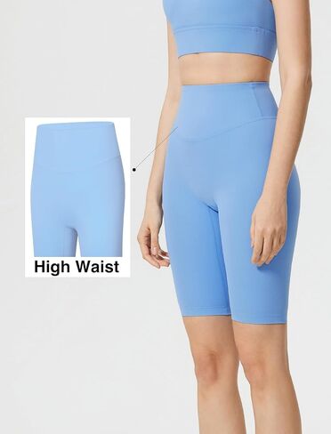 Yvette Biker Shorts for Women Tummy Control High Waist Running Workout Gym Yoga Shorts in Saudi Arabia
