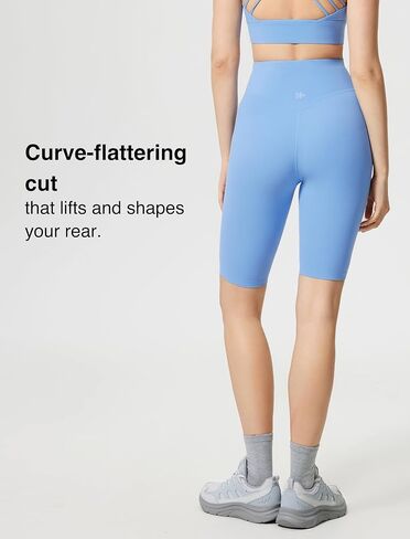 Yvette Biker Shorts for Women Tummy Control High Waist Running Workout Gym Yoga Shorts in Saudi Arabia