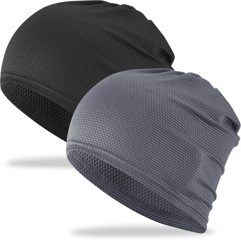 Cooling Skull Caps for Men Women-Thin Breathable Mesh Beanie for Running Skull Cap for Cycling Gym & Outdoor Sports in Saudi Arabia