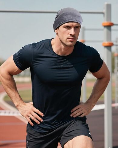 Cooling Skull Caps for Men Women-Thin Breathable Mesh Beanie for Running Skull Cap for Cycling Gym & Outdoor Sports in Saudi Arabia