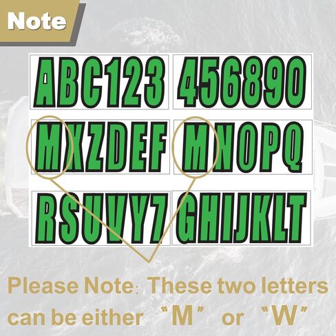 24 Sheets 3 Inch Self Adhesive Vinyl Letters Numbers Stickers for Boat Engine Mailbox House Address Crafts Car Poster Classroom Home Door Window Decor Red in Kuwait