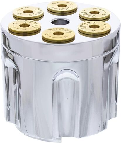 UNITED PACIFIC 70228 Manual Transmission Shift Knob, Gearshift Knob, Chrome, Gun Cylinder 9/10 Speed in Saudi Arabia