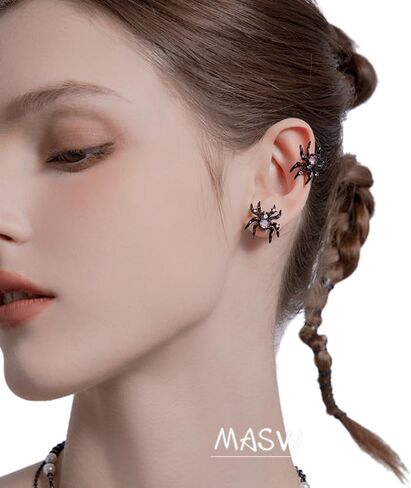 أقراط على شكل عنكبوت ذات شخصية فاسق على الطراز القوطي للنساء على شكل عنكبوت in Kuwait