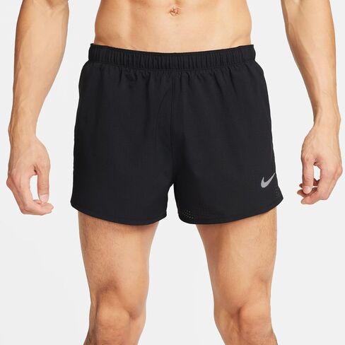 Nike Fast Men's Dri-FIT 3" Brief-Lined Running Shorts (Black/Black, FN3355-010) in Saudi Arabia