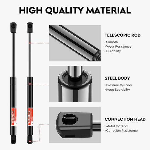 Rear Hatch Trunk Tailgate Lift Supports Shocks Struts Gas Spring Fit for Chrysler 300 300C 2005 2006 2007 2008, PM3162 6405, 2 Pcs in Saudi Arabia