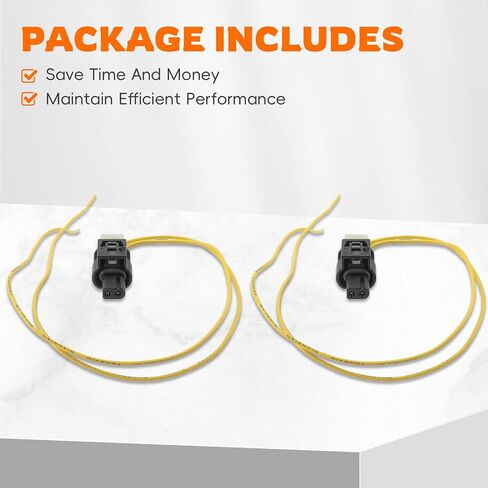 2PCS For Mercedes Benz c250/c300/c350/w204 LED Daytime Running Light Foglight Connector Pigtail 11.8" long in Saudi Arabia