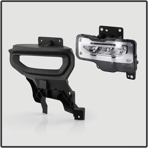 ACANII - For 2016 2017 2018 GMC Sierra 1500 LED Bumper Fog Lights Driving Lamps w/Swith Assembly Driver & Passenger Side in Saudi Arabia