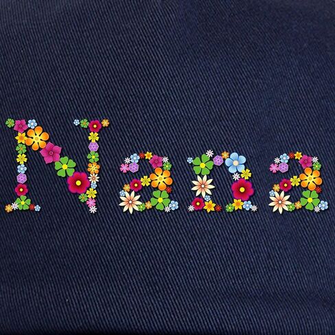 قبعة بيسبول CafePress Nana Bright Flowers قابلة للتعديل in Saudi Arabia