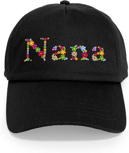 قبعة بيسبول CafePress Nana Bright Flowers قابلة للتعديل in Saudi Arabia