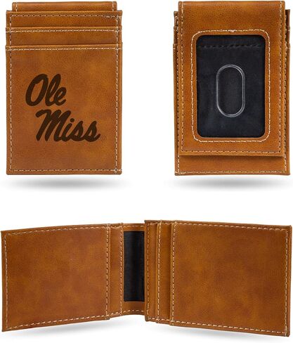 Rico Industries LEFPW Laser Engraved Front Pocket Wallet, Gray in Saudi Arabia
