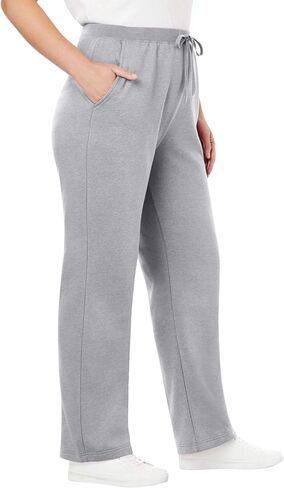 Woman Within Women's Plus Size Easy Fleece SweatPants in Kuwait