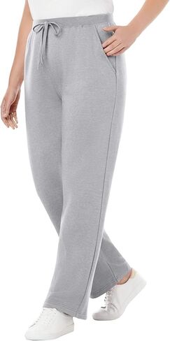 Woman Within Women's Plus Size Easy Fleece SweatPants in Kuwait