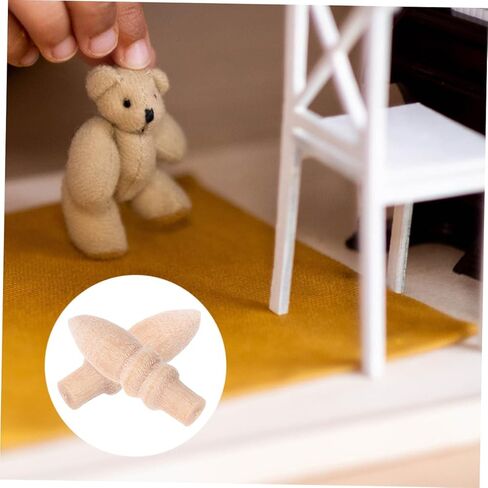 20 قطعة من مقابض الأدراج المصغرة DIY ملحقات لأثاث المنزل الصغير، مقابض بديلة لبيوت الدمى، مقابض صغيرة الحجم للمشروعات الإبداعية in Kuwait