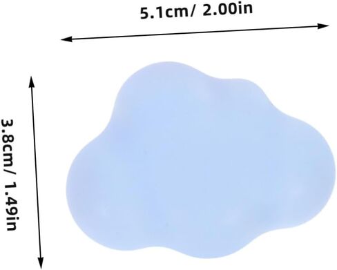 Cabilock 4pcs Cloud Shaped Ceramic Drawer Pulls for Boy Girl Furniture Easy Installation Boy Girl-Friendly Design Pink and Light Blue for Dresser and Cabinet Upgrades in Saudi Arabia