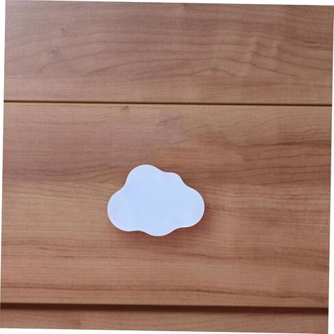 Cabilock 4pcs Cloud Shaped Ceramic Drawer Pulls for Boy Girl Furniture Easy Installation Boy Girl-Friendly Design Pink and Light Blue for Dresser and Cabinet Upgrades in Saudi Arabia
