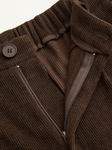 CIDER Womens Wide Leg Corduroy Pants Middle Waist Casual Stylish Trousers in Saudi Arabia