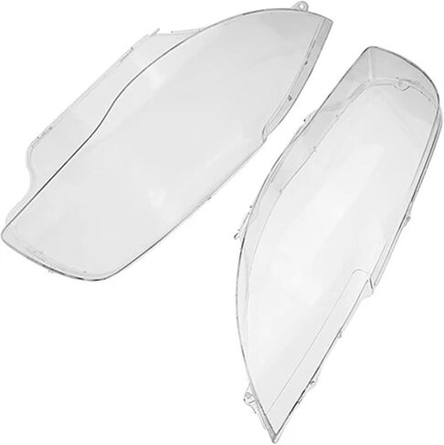 Pair Front Headlight Lens Cover Compatible for BMW 1 Series E81 E82 E87 E88 2003-2011 Clear Car Headlamp Shell Transparent Lampshade in Saudi Arabia
