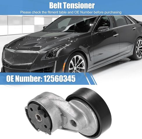 X AUTOHAUX ملحقات بكرة شداد الحزام الأفعواني لكاديلاك CTS 2006-2007 V8 6.0L لسيارة شيفروليه كامارو 1998-2002 V8 5.7L No.12560345 in Saudi Arabia