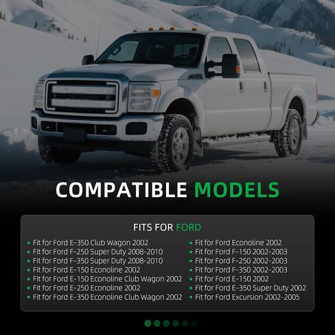 مجموعة شداد حزام القيادة 38274 - لسلسلة Ford E 2002 (E-150/E-250/E-350)، لسلسلة F 2002-2003 (لـ F-150/F-250/F-350)، لـ F-250 F-350 Super Duty 2008-2010، للنزهة 2002-2005، 3 قطع in Saudi Arabia