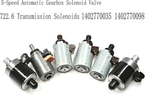 6PCS 722.6 Transmission Solenoids 5-Speed Automatic Gearbox Solenoid Valve Compatible For Benz 1402770035 1402770098 in Saudi Arabia