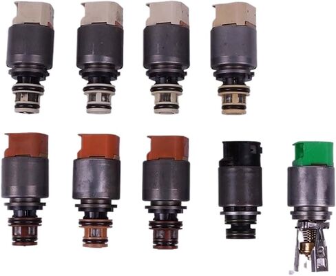 9 PCS Automatic Transmission Solenoids Kit 8HP45 8HP70 Compatible For Audi Q7 Compatible For Jaguar XJ/Range Rover Car Engine Accessories Replacement Part in Saudi Arabia