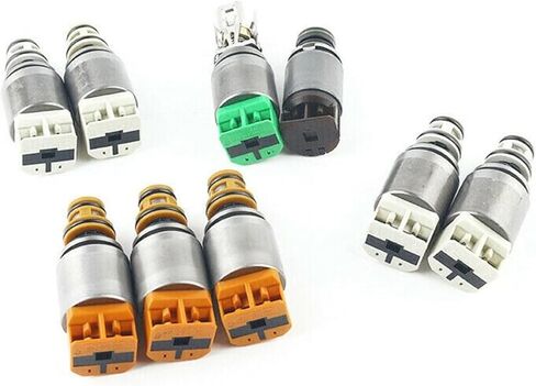 9 PCS Automatic Transmission Solenoids Kit 8HP45 8HP70 Compatible For Audi Q7 Compatible For Jaguar XJ/Range Rover Car Engine Accessories Replacement Part in Saudi Arabia