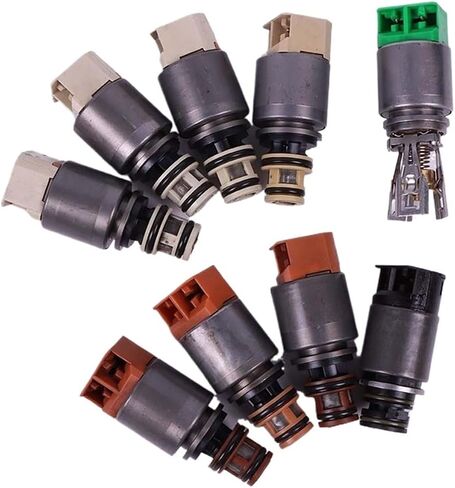 9 PCS Automatic Transmission Solenoids Kit 8HP45 8HP70 Compatible For Audi Q7 Compatible For Jaguar XJ/Range Rover Car Engine Accessories Replacement Part in Saudi Arabia