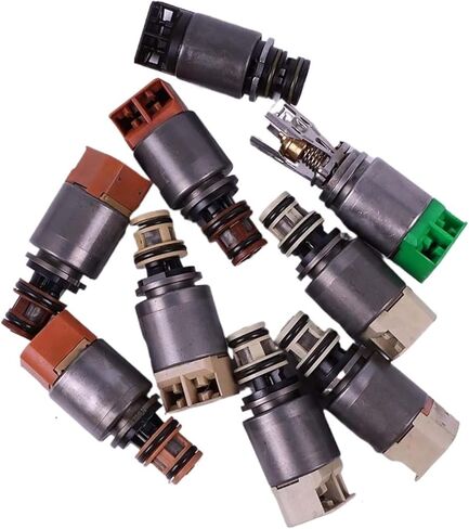 9 PCS Automatic Transmission Solenoids Kit 8HP45 8HP70 Compatible For Audi Q7 Compatible For Jaguar XJ/Range Rover Car Engine Accessories Replacement Part in Saudi Arabia