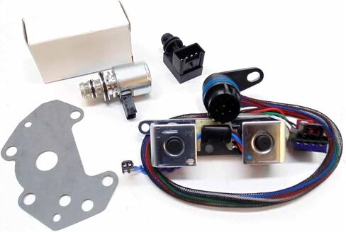 Transmission Solenoid Kit Compatible For Dodge Jeep 2000-up A500 518 44RE 46RE 47RE 48RE Transmission Drivetrain Automatic Chassis Part in Saudi Arabia
