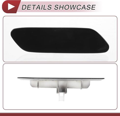 Front Right Bumper Headlight Washer Nozzle Cover Cap No.8535348030A0 Bumper Trim Nozzle Cover for Lexus RX350 2016-2019, for Lexus RX450h 16-19 White in Saudi Arabia
