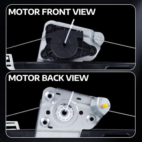 MOCA 2 Pcs Rear Power Window Regulator (Regulator Only, Without Motor) Compatible with 2006-2011 for BMW 323i E90, 2007-2012 for BMW 328i E91, 2007-2011 for BMW 335i E90, 2008-2011 for BMW M3 E90 in Saudi Arabia