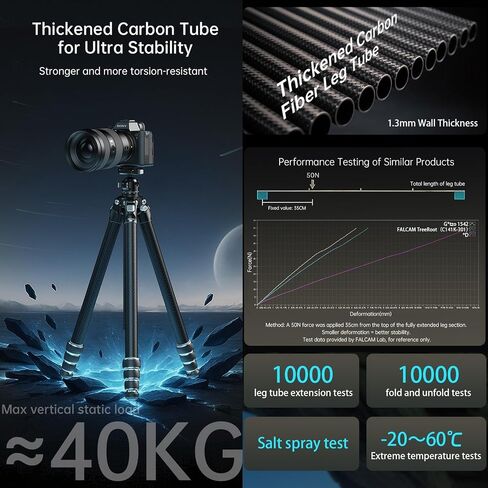 Falcam T00a4904 Treeroot Quick Lock Travel Tripod (R140T) in Kuwait