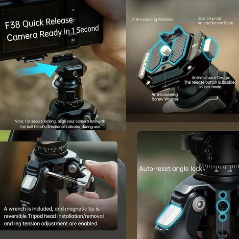 Falcam T00a4904 Treeroot Quick Lock Travel Tripod (R140T) in Kuwait