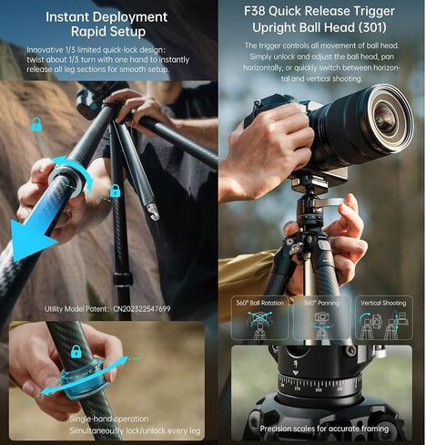 Falcam T00a4904 Treeroot Quick Lock Travel Tripod (R140T) in Kuwait