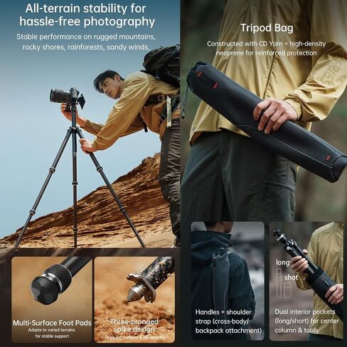 Falcam T00a4904 Treeroot Quick Lock Travel Tripod (R140T) in Kuwait