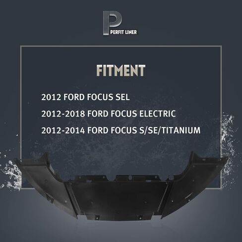 Perfit Liner Front Lower Engine Splash Shield Under Cover Compatible with 2012-2014 Ford Focus Air Deflector in Saudi Arabia