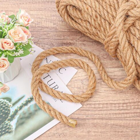 Polypropylene Rope - 1/4 Inch Yellow Nylon Rope, 500 Feet Long - Ideal for Tarps, Tie-Downs, Home Improvement & Hardware Needs in Saudi Arabia