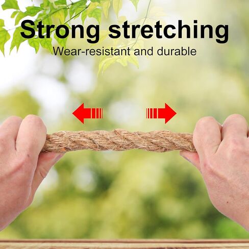 Polypropylene Rope - 1/4 Inch Yellow Nylon Rope, 500 Feet Long - Ideal for Tarps, Tie-Downs, Home Improvement & Hardware Needs in Saudi Arabia