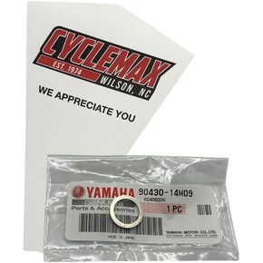 حزمة واحدة متوافقة مع YAMAHA 3-PACK حشية لولبية لتصريف الزيت الخارجي 4-Stroke 90430-14M09-00 تحتوي على حشية لولبية واحدة وقمع in Kuwait