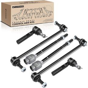 A-Premium Set of 6, Front Sway Bar Link, Inner & Outer Tie Rod End, Compatible with Chevrolet Malibu 2004 2005 2006 2007 2008 2009 in Kuwait