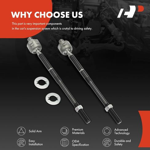 A-Premium 2 x Front Inner Tie Rod Ends, Compatible with Ram 1500 2019 2020 2021 2022 2023 in Saudi Arabia