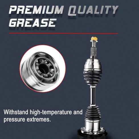 ALLCOMBO [AWD 6-Lug] CV المحور الأمامي للسائق أو جانب الركاب لعام 2002 2003 2004 2005 2006 شيفروليه أفالانش 1500 كاديلاك إسكاليد، لاستبدال تشيفي سيلفرادو سوبربان جي إم سي سييرا يوكون XL 1500 in Saudi Arabia