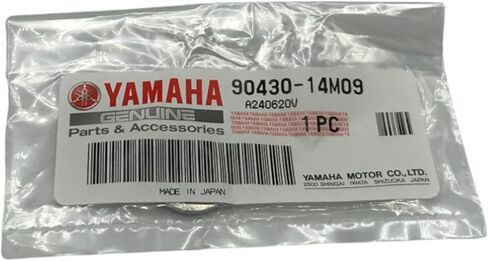 حزمة واحدة متوافقة مع YAMAHA 3-PACK حشية لولبية لتصريف الزيت الخارجي 4-Stroke 90430-14M09-00 تحتوي على حشية لولبية واحدة وقمع in Saudi Arabia