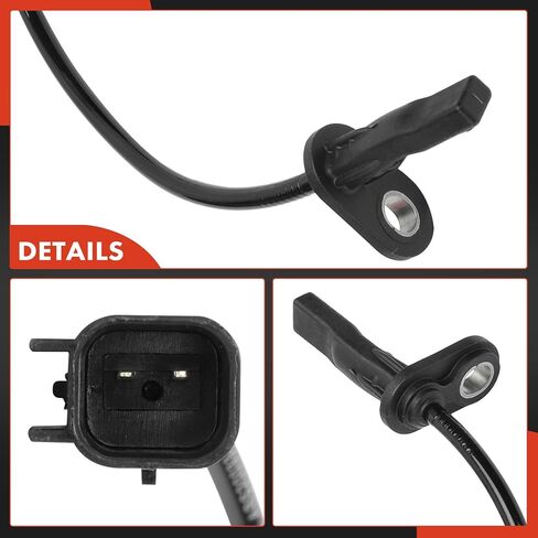 A-Premium ABS Wheel Speed Sensor Compatible with GMC, Cadillac Models -Acadia 2017-2022, XT5 2017-2022 - Front Right Passenger Side, Replace# 84301904, 23359562 in Saudi Arabia