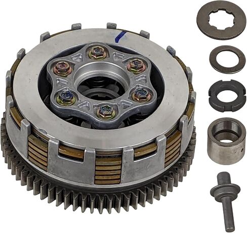 مجموعة القابض ذات 6 ألواح من RedCap لمحركات CG150 CG175 CG200 CG250 تناسب دراجة ثلاثية العجلات ATV Dirt Bike Go Kart Jonway GTX 250 EFI ناقل حركة يدوي 6 سرعات متوافق مع محركات هوندا الصينية in Saudi Arabia