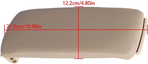 marddpair Beige Leather Armrest Center Box Console Lid Cover Replacement for A4 S4 B7 2004-2008 in Saudi Arabia
