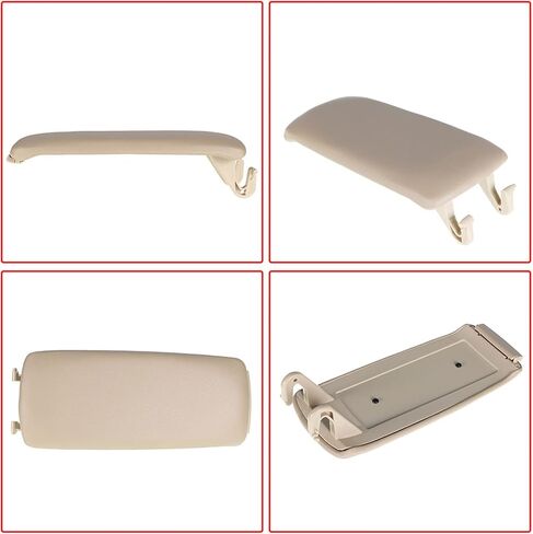 marddpair Beige Leather Armrest Center Box Console Lid Cover Replacement for A4 S4 B7 2004-2008 in Saudi Arabia